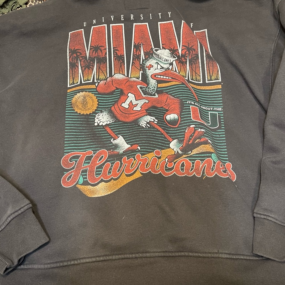 Hollister University of Miami Hurricanes Sweatshirt - Picture 8 of 12